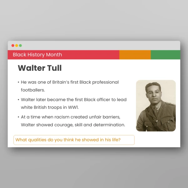 An image of the Black History Month Significant Individuals Whole School Assembly PPT Resource