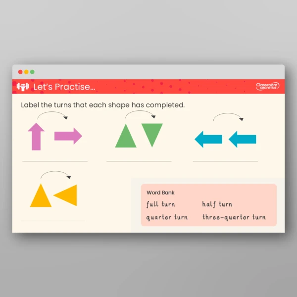An image of the Free Describe Turns Teaching PPT Resource