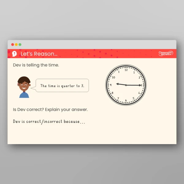 An image of the Quarter Past and Quarter To Teaching PPT Resource