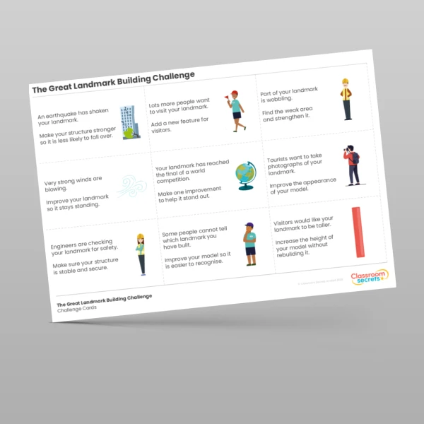 An image of the The Great Landmark Building Challenge Resource