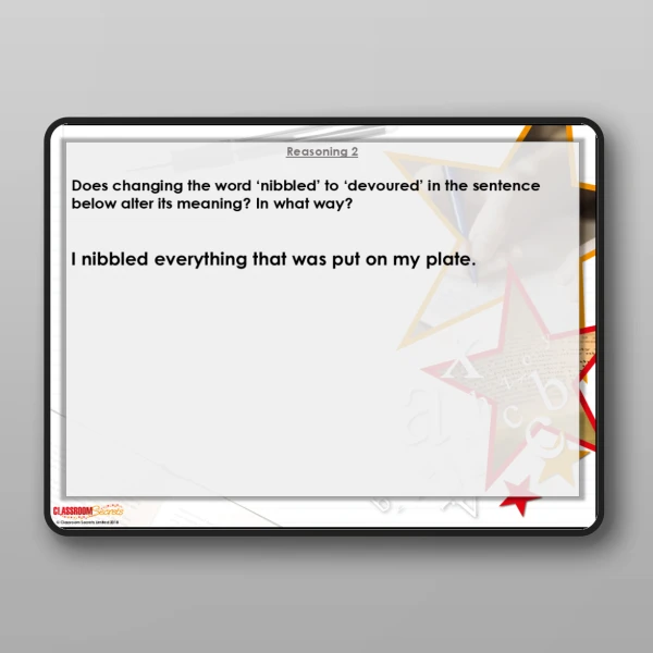 An image of the Synonyms and Antonyms Modelling PPT Resource