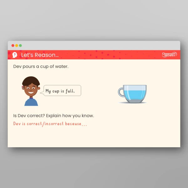 An image of the Full and Empty Teaching PPT Resource