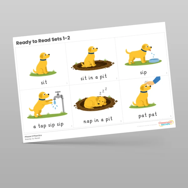 An image of the Ready to Read Short Caption Stories Sets 1-2 Resource