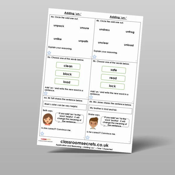 An image of the Adding ‘un-’ Application and Reasoning Resource