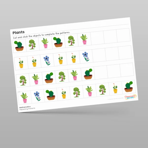 An image of the Plants Maths Activities Resource