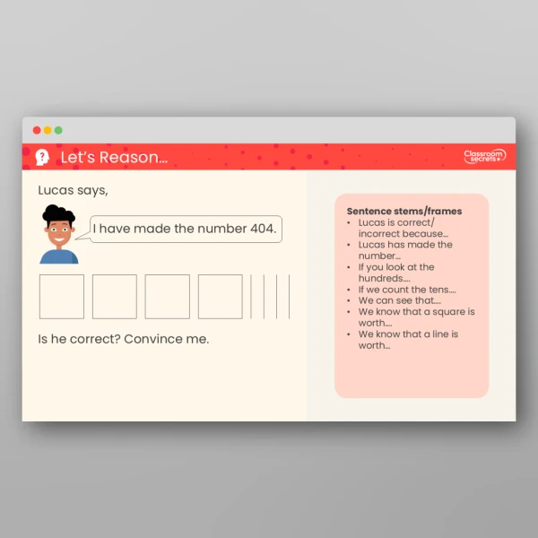 An image of the Represent Numbers to 1,000 Teaching PPT Resource