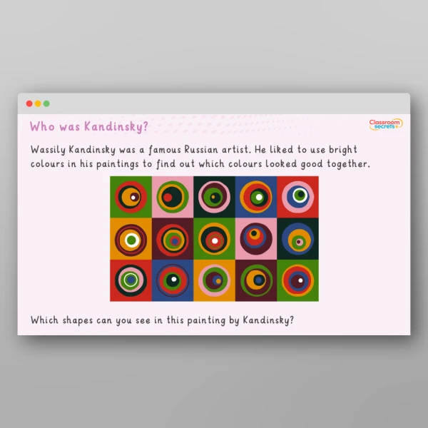 An image of the Kandinsky Inspired Art Activity Resource