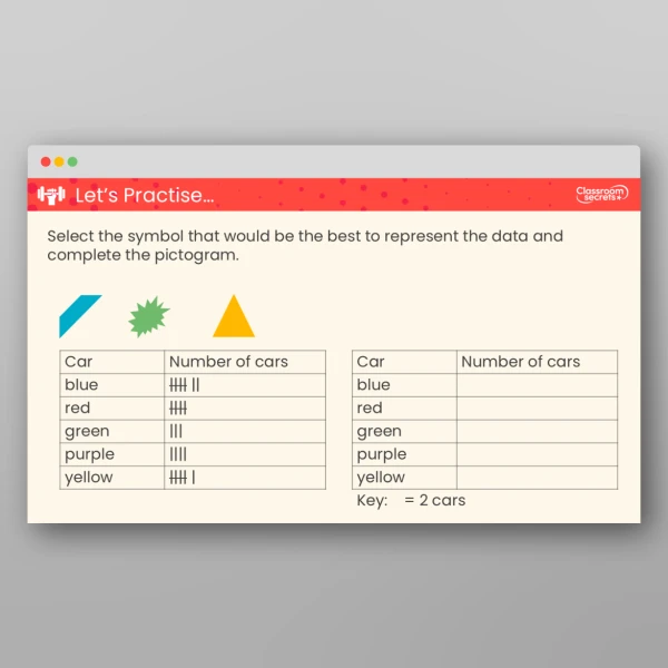 An image of the Collect and Represent Data Teaching PPT Resource