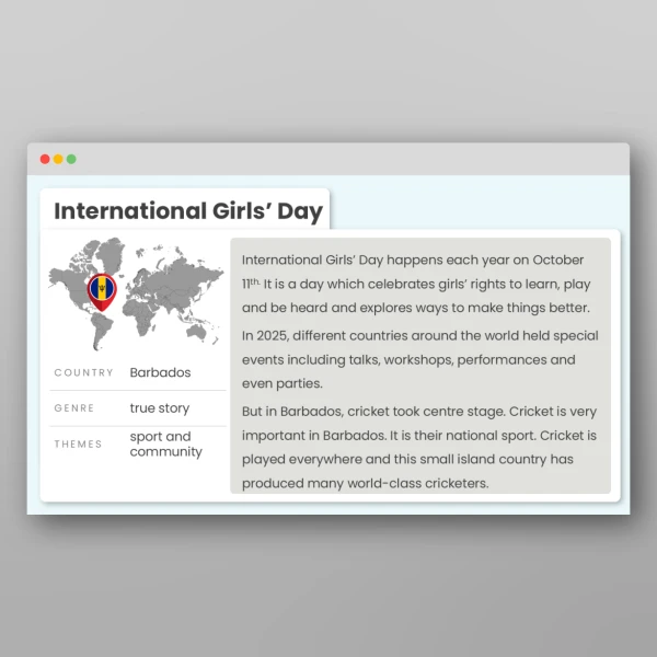 An image of the Around the World in 80 Stories - Caribbean Resource