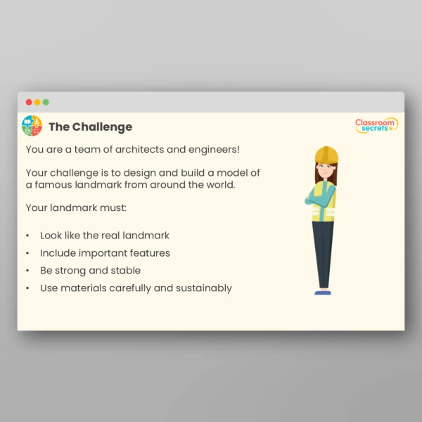 An image of the The Great Landmark Building Challenge PPT Resource