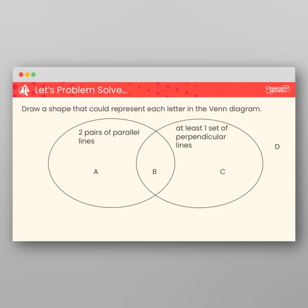 An image of the Recognise and Describe 2D Shapes Teaching PPT Resource