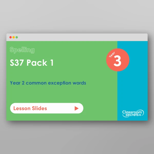 An image of the Autumn 2 Week 4 Spelling - S37 Pack 1 - Year 2 common exception words Resource