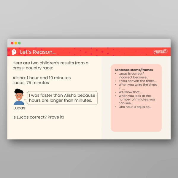 An image of the Solve Problems with Time Teaching PPT Resource