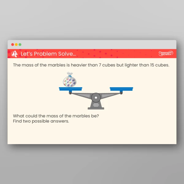 An image of the Measure Mass Teaching PPT Resource