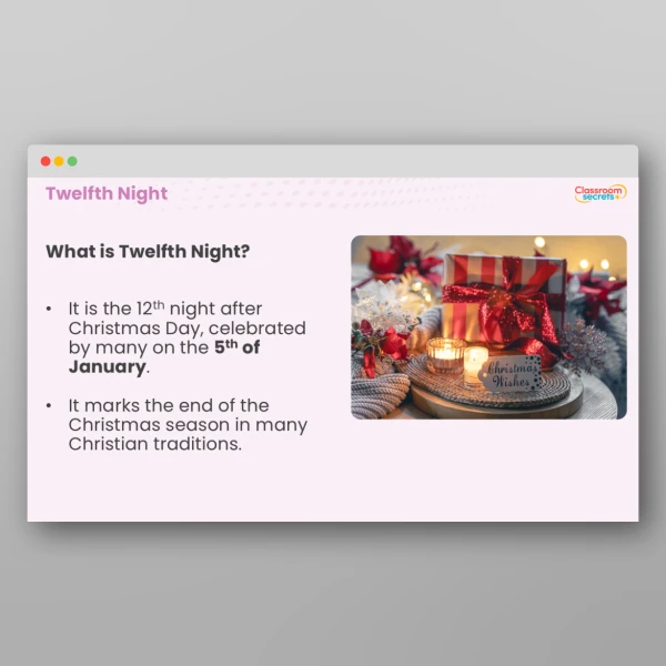 An image of the Twelfth Night Whole School Assembly Resource