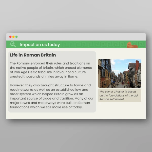 An image of the Lesson 4: How Did the Romans Change Britain? PPT Resource