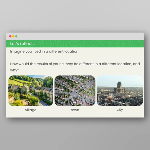 An image of the Understanding Our Pedestrian Survey Geography Fieldwork PPT Resource