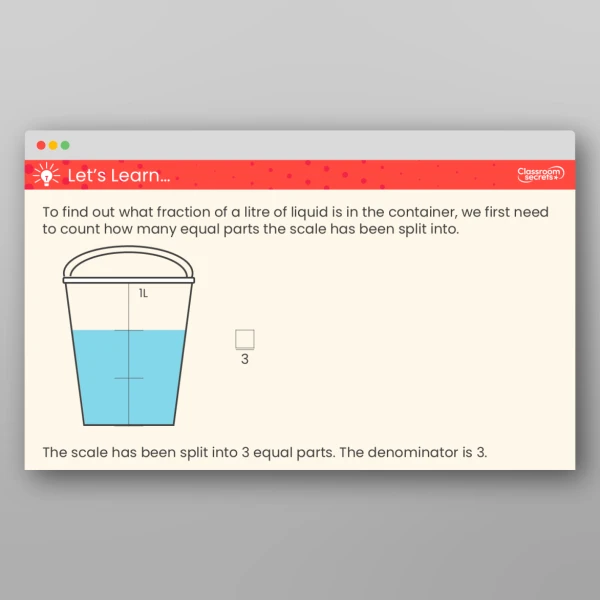 An image of the Fractions and Scales Teaching PPT Resource