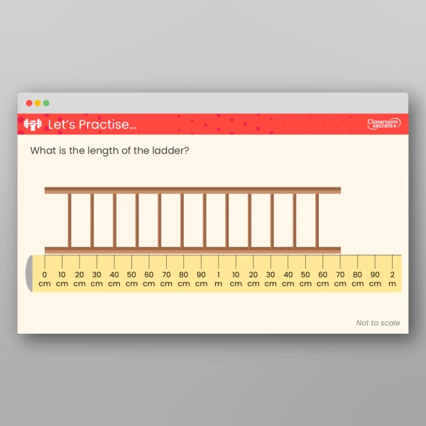 An image of the Free Measure in Metres and Centimetres Teaching PPT Resource
