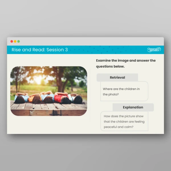 An image of the Rise and Read World Mental Health Day Resource