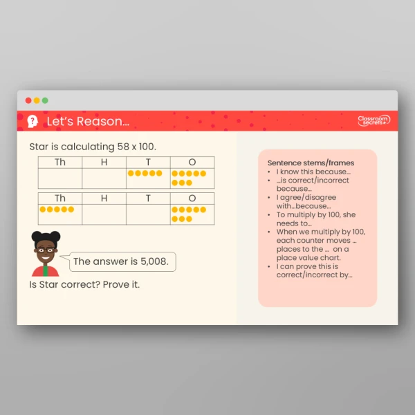 An image of the Multiply by 100 Teaching PPT Resource