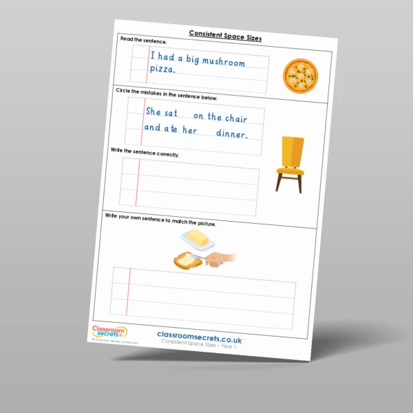 An image of the Consistent Space Sizes Mixed Activity Resource
