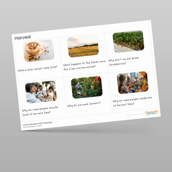 An image of the Harvest Conversation Cards Resource