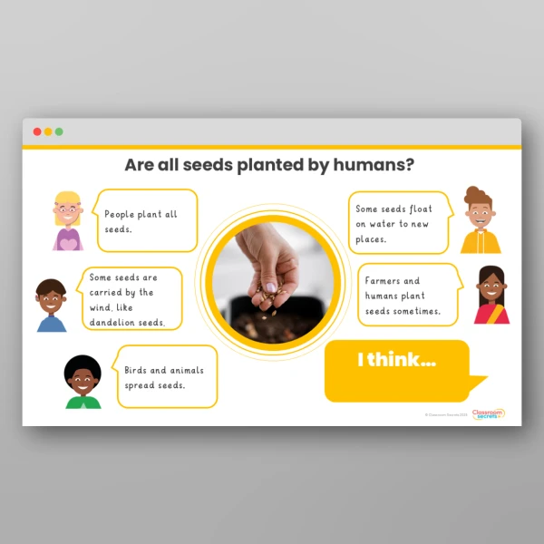 An image of the Plants Concept Cartoons Resource