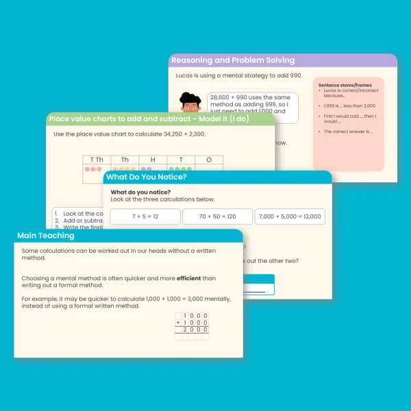 Year 5 Mental Strategies Addition and Subtraction Teaching PowerPoint