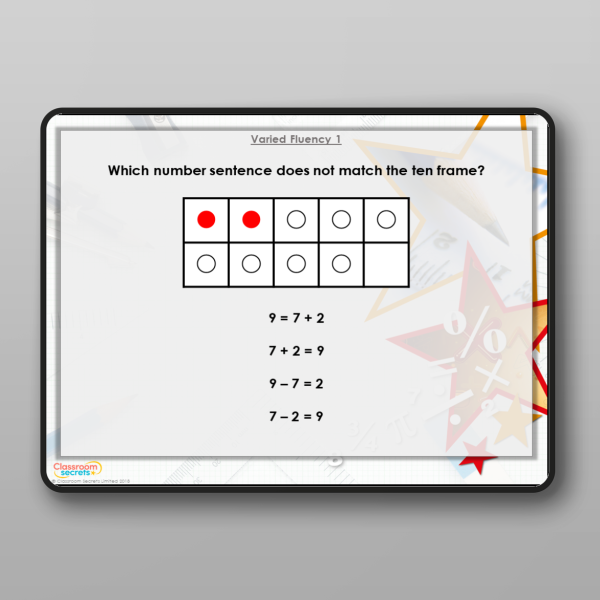 Year 1 Fact Families The Eight Facts Modelling Ppt Resource | Classroom ...