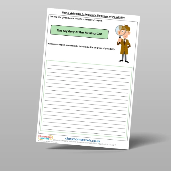 An image of the Using Adverbs to Indicate Degrees of Possibility Application Resource