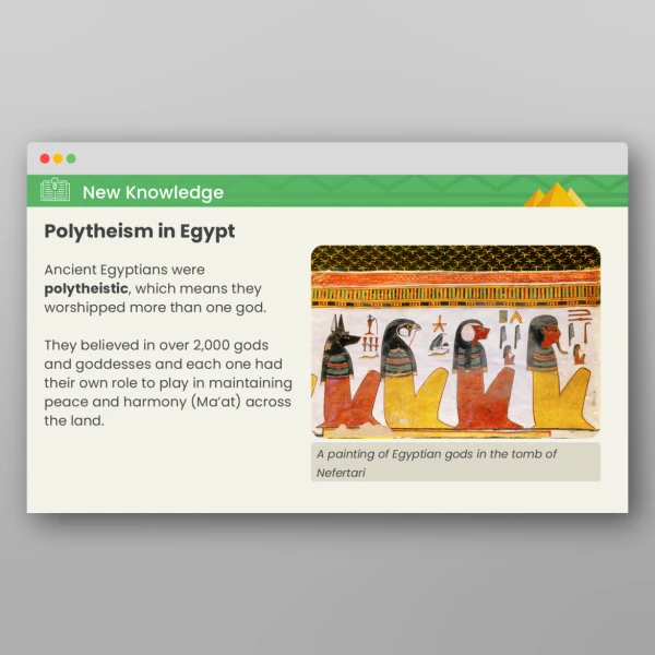 An image of the The Ancient Egyptians How Did Religion Affect the Egyptians? PPT Resource