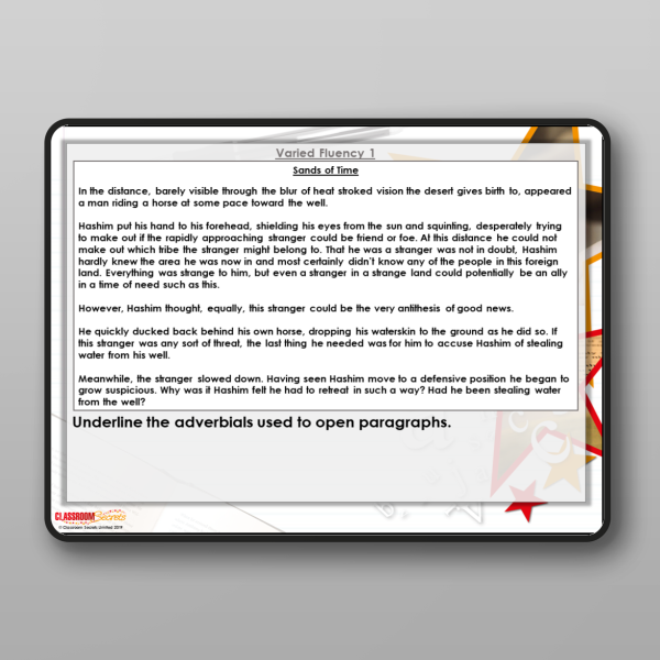 Year 6 Organising Paragraphs Within Texts Modelling Ppt Resource ...