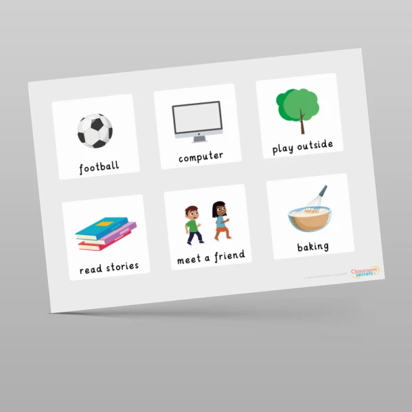 An image of the Daily Visual Timetable for School Holidays Resource