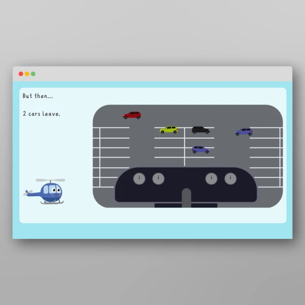 An image of the Transport and Vehicles Maths Story Resource
