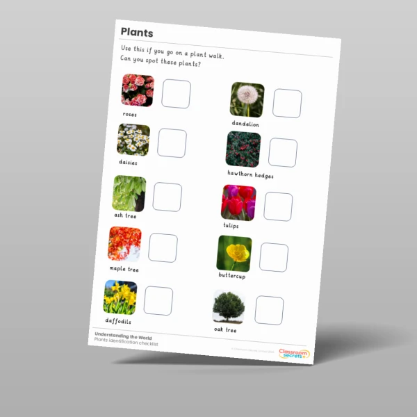 An image of the Plants Identification Checklist Resource