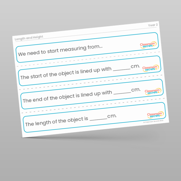 Year 2 Length And Height Stem Sentences Resource | Classroom Secrets