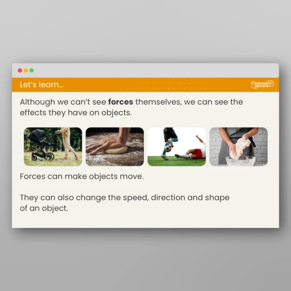 An image of the Lesson 1: What Are Forces? Resource