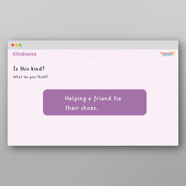 An image of the Values Resource - Kindness Resource