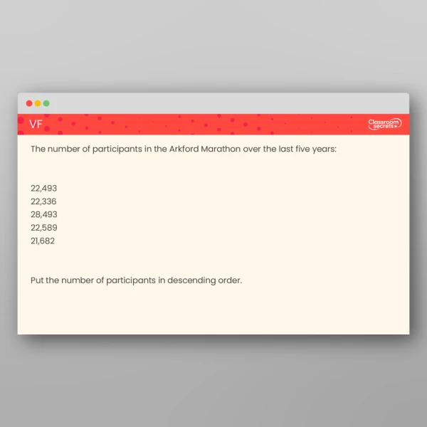 An image of the Order Numbers to 10,000,000 Tutor PPT Resource