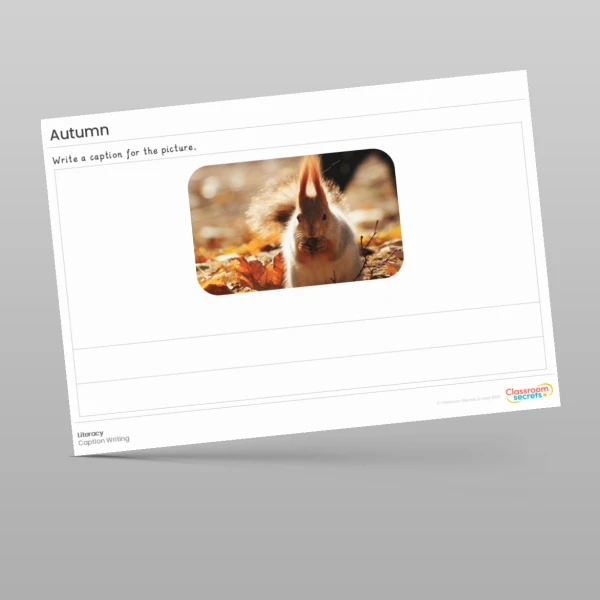 An image of the Autumn Literacy Activities Resource