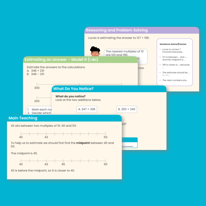 Year 3 Estimate Answers Addition and Subtraction Teaching PowerPoint