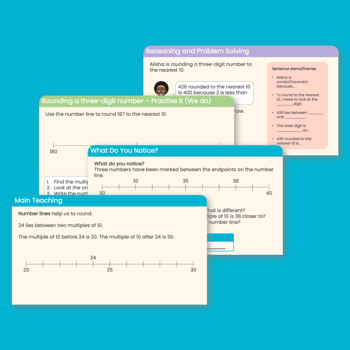 Year 4 Round to the Nearest 10 Place Value Teaching PowerPoint