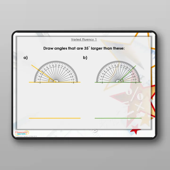 Classroom Secrets | Collection Page Year 5 Draw Lines and Angles Accurately