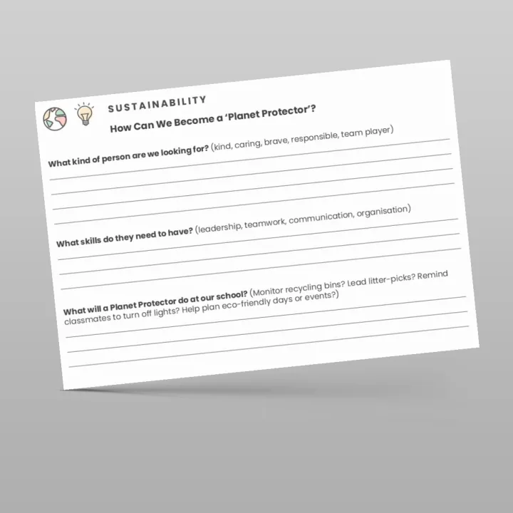 Planet Protector Job Advert