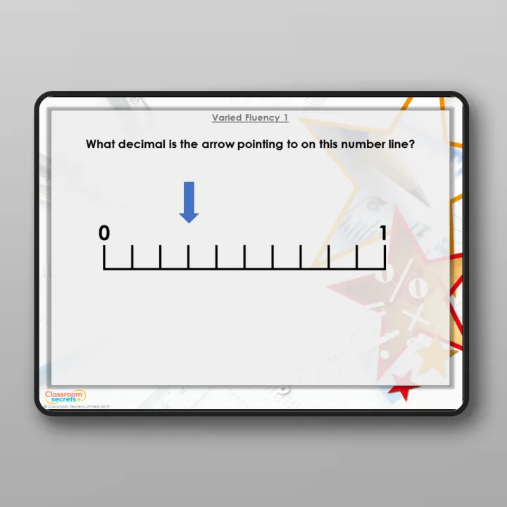 Classroom Secrets | Collection Page Year 4 Tenths On a Number Line