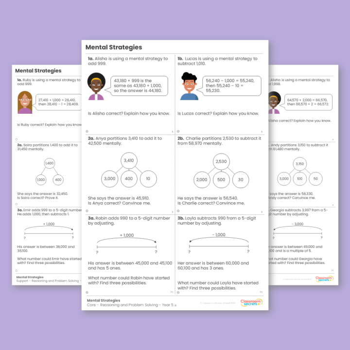 Year 5 Mental Strategies Addition and Subtraction Reasoning and Problem Solving