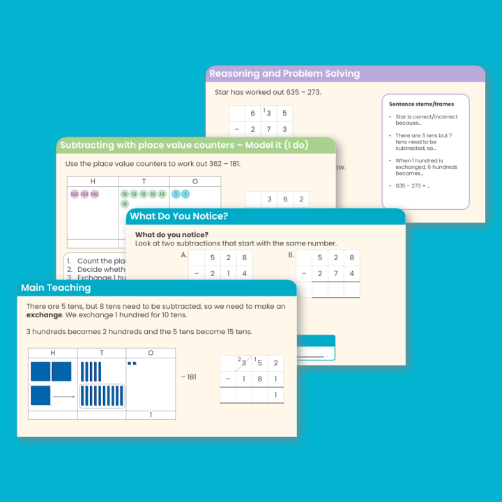 Year 3 Subtract Two Numbers (across a 100) Addition and Subtraction Teaching PowerPoint