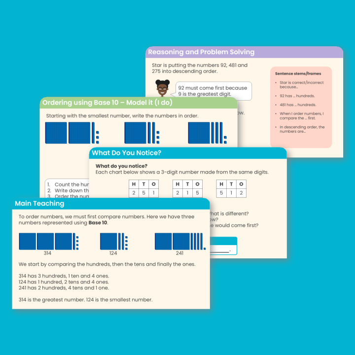 Year 3 Order Numbers to 1,000 Place Value Teaching PowerPoint