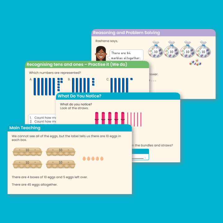 Year 2 Recognise Tens and Ones Place Value Teaching PowerPoint